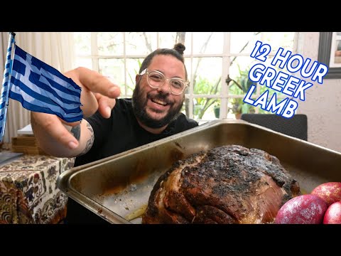 Greek Slow-Roasted Leg of Lamb | Traditional Recipe