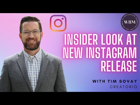 Insider Look at New Instagram Release with Tim Sovay of CreatorIQ ...