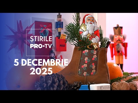 Știrile PRO TV - 5 Decembrie 2025 | Ghetuțele sunt gata pentru Moș Nicolae
