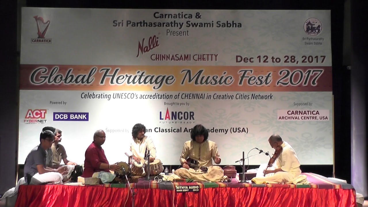U.Rajesh l  Mandolin  l Global Heritage Music Fest 2017 l Web Streaming