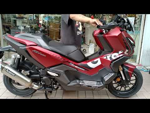 AKRAPOVIC HONDA ADV350 2022 Slip-On Aluminium  BY TPpowersport group