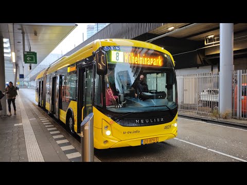 Qbuzz U-Ov 4829 Als Lijn 8 naar Wilhelminapark Utrecht