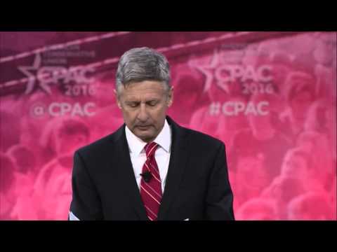 CPAC 2016 - Gov. Gary Johnson