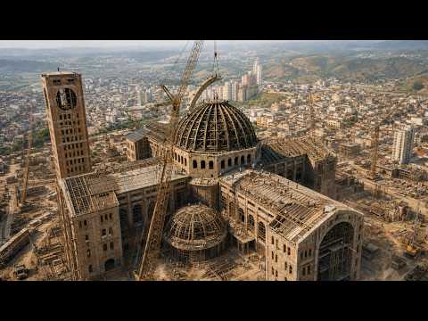 Como Construíram a Gigantesca Basílica de Aparecida Sem Parar de Receber Romeiros