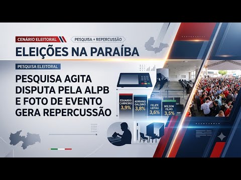 CENÁRIO ELEITORAL E REPERCUSSÃO NAS REDES MOVIEMENTAM A POLÍTICA NA PARAÍBA!
