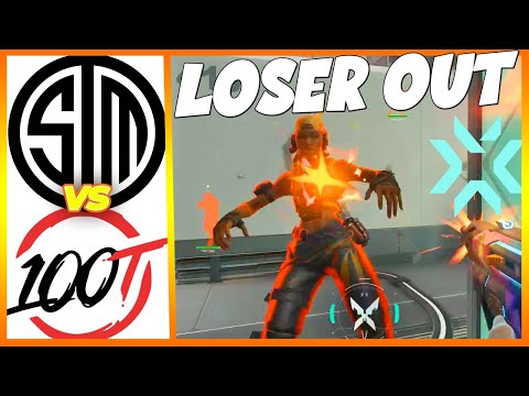LOSER OUT! TSM vs 100T HIGHLIGHTS - VCT Challengers 3 NA VALORANT