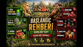 👉 OYUNA BAŞLARKEN NELER YAPILMALI? 🚀 Call of Dragons Başlangıç Rehberi