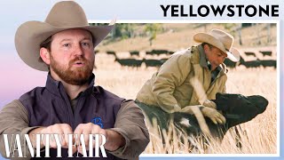 Pro Rancher Reviews Ranch Life In Movies & TV (Yellowstone, 1883 & More) | Vanity Fair MQDEFAULT Thumbnail