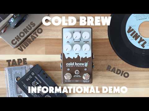 Cold Brew Chorus, Vibrato, & LoFi Emulator - Informational Demo