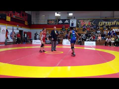 2015 Canada Cup: 58 kg Final Breanne Graham (CAN) vs. Joice Da Silva (BRA)