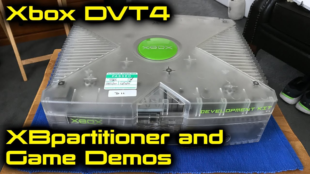 Xbox DVT4 XBpartitioner and Game Demos
