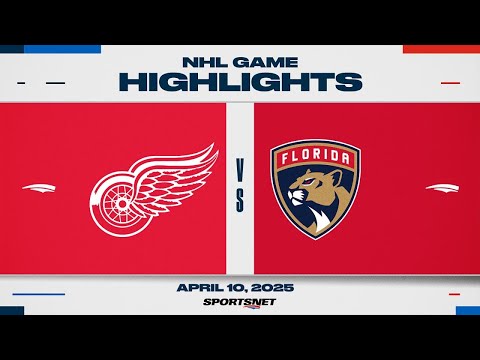 NHL Highlights | Red Wings vs. Panthers - April 10, 2025