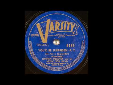 Johnny Messner & his Music Box Band - You'd Be Surprised (1940)
