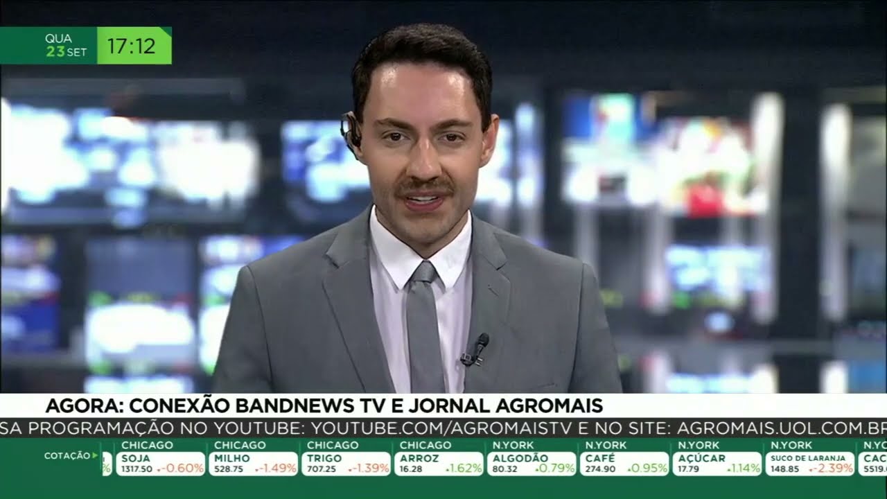 Conexão BandNews TV e Jornal AgroMais desta quarta-feira, 23/09