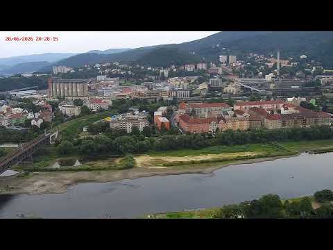 Usti nad Labem Panoramic View live cam