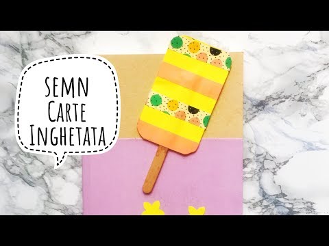 Semn de Carte INGHETATA din Hartie 3 MODELE