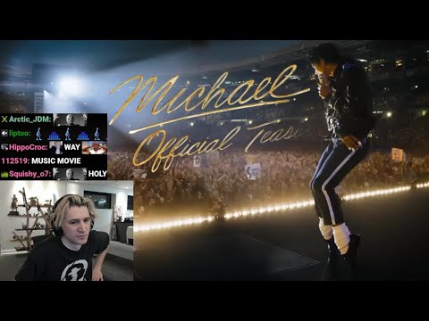xQc Reacts to Michael | Official Trailer