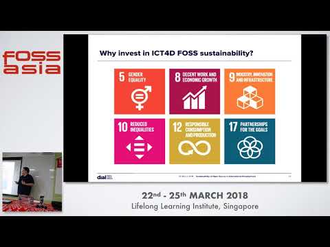 Sustainability of Open Source in International Development - Michael Downey- FOSSASIA 2018
