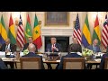 Trump greets African leaders at the White House
