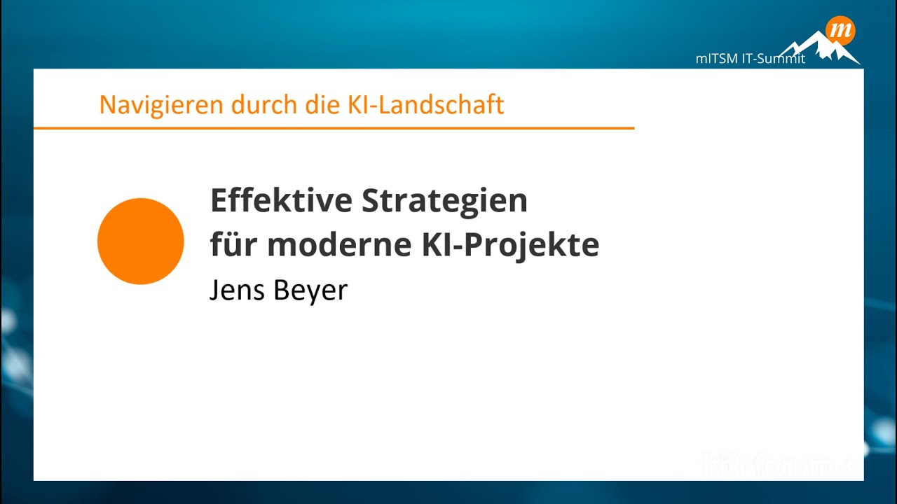 Navigieren durch die KI-Landschaft: Effektive Strategien - Jens Beyer - LAVRIO Solutions