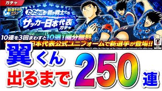 【キャプテン翼】３周年記念-日本代表ガチャ２５０連【たたかえドリームチーム】