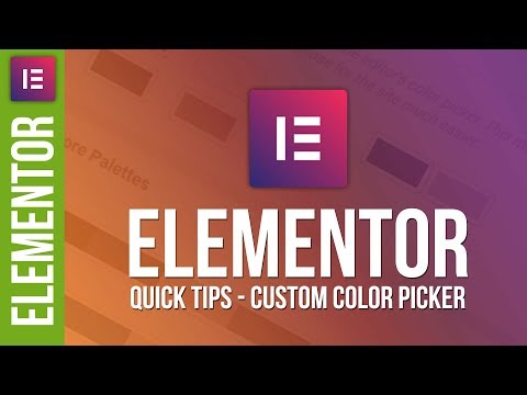 Master Your Color Palettes in Elementor for Wordpress 