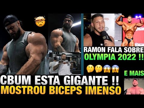 CBUM ESTÁ GIGANTE, MOSTROU BRAÇO ABSURDO - RAMON REVELA EXPECATIVA PARA O OLYMPIA + HUNTER E BRANDÃO