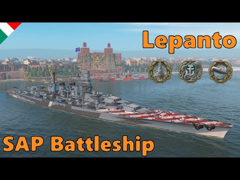 Lepanto - SAP and Smoke on a Battleship - 196k Damage 5 Kills