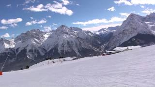 preview picture of video 'Skifahren im Skigebiet Motta Naluns Scuol-Ftan-Sent, Schweiz/Switzerland'