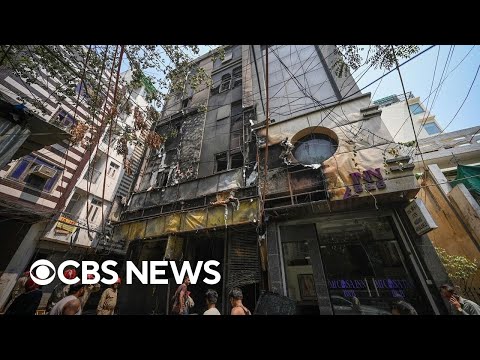 Deadly fire rips through New Delhi hotel