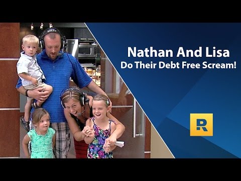 Nathan And Lisa's Debt Free Scream! Paid Off $32k in 18 months making $70k