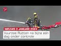 Uitslaande brand eindelijk geblust en storm Henk houdt huis | Dit is Flevoland