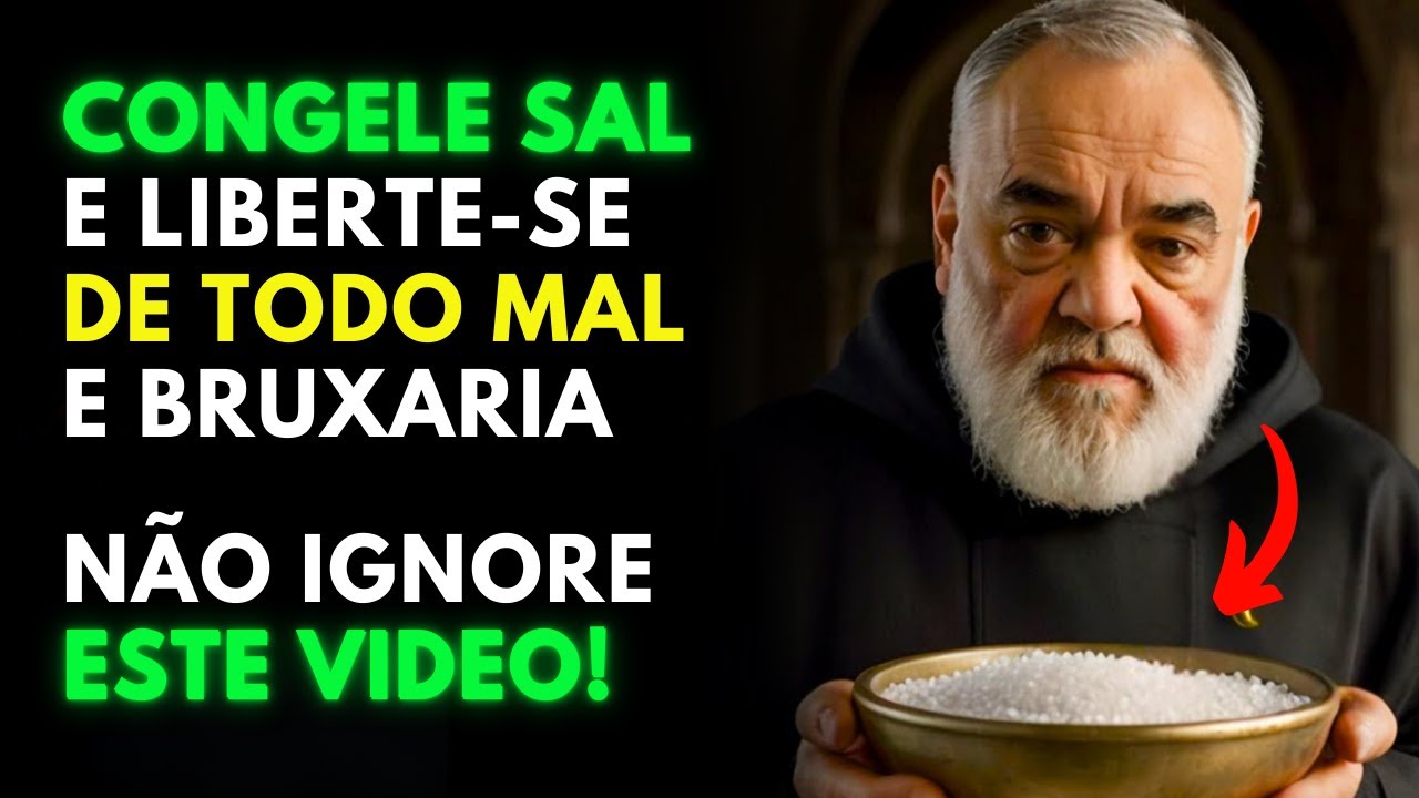 Padre Pio: DEVOLVA Todo o MAL e BRUXARIA Congelando SAL | Ensinamentos Bíblicos