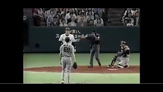 松井秀喜 死球に珍しく怒る →サヨナラ三塁打で大喜び