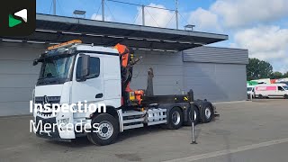 Mercedes-Benz Actros 3245 Actros 8X4 Palfinger PK22002 EH Crane 17tons hooklif hook lift truck for sale - Image 4 | Autoline PK Mercedes-Benz Actros 3245 Actros 8X4 Palfinger PK22002 EH Crane 17tons hooklif hook lift truck | Image 4 - Autoline