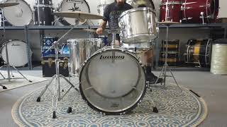 Video thumbnail for 1970s Ludwig Stainless Steel "Super Classic" Drum Kit by Hawthorne Drum Shop
