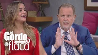 Así fue la reacción de El Gordo al ver a Clarissa Molina de espaldas y rubia