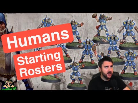 Human Starting Rosters - Blood Bowl 2020 (Bonehead Podcast)
