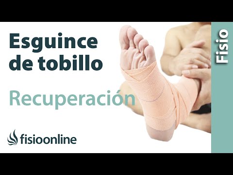 Circuito de ejercicios para la rehabilitación de un esguince de tobillo