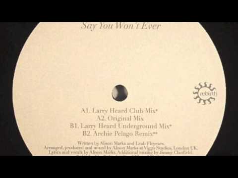 Wallflower - Say You Won't Ever (Larry Heard Club Mix) (Rebirth)