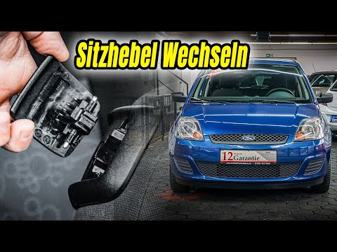 Ford Fiesta seat won't fold | Changing the seat lever |