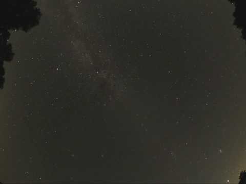 Milchstraße und Perseiden am 12./13. August 2012