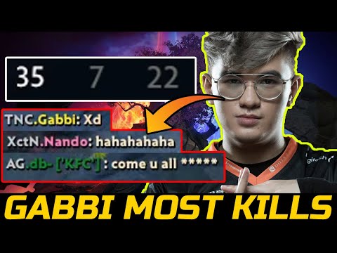 118 KILLS IN ONE GAME - TNC.GABBI PUCK LATE GAME MOST KILLS DOTA 2