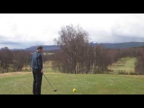 Civil Service Strollers Golf Tour 2013 - Gordon finds the trees with the yellow ball