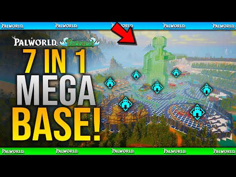 The Ultimate Palworld MEGA BASE! - 7 Bases in ONE - Complete Tour / Base Tips & Tricks