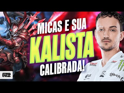 A KALISTA DO MICAO DÁ MAIS DANO!! INTZ LOL