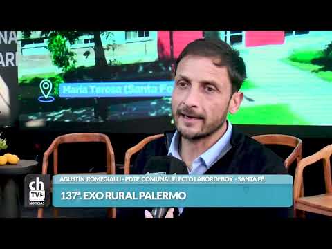 AGUSTÍN  ROMEGIALLI   PDTE  COMUNAL ELECTO LABORDEBOY    SANTA FÉ