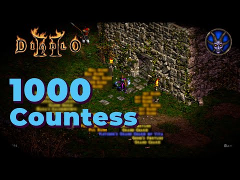 Diablo 2 LOD - 1000 Countess runs - Farming torches: Part 1