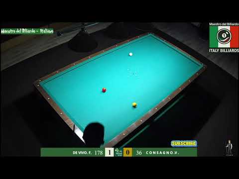 De Vivo F. vs Consagno V. – Avvio di Precisione e Strategia | Parte 1