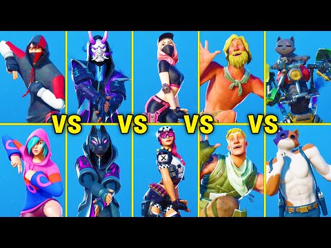 Fortnite Dance Battle Of Legendary Skins..! (Derby Dynamo, Catalyst, IKONIK)